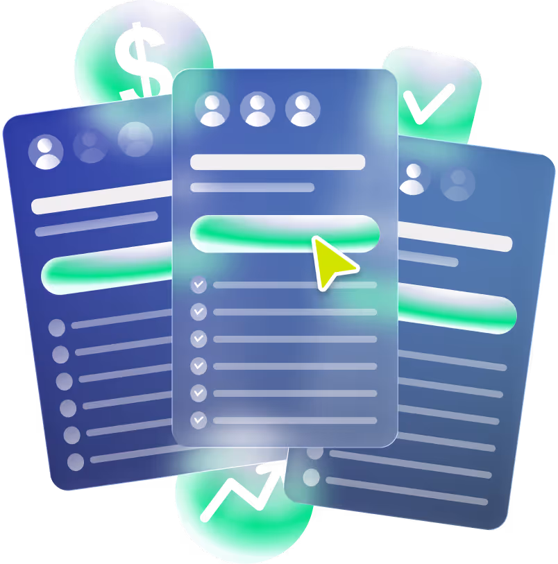 Illustration of a transparent project estimate
